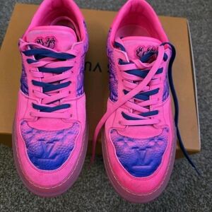 Louis Vuitton Pink and Purple Men's Sneakers